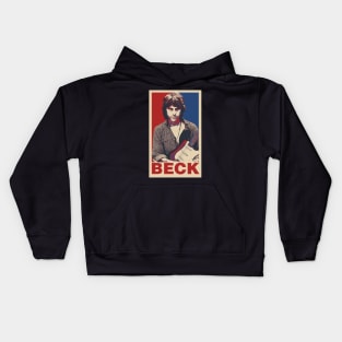 Jeff Beck Pop Art Style Kids Hoodie